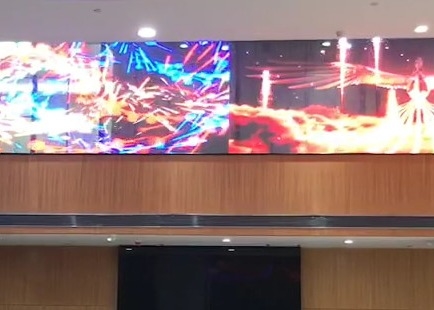 Transparent Glass Window Wall Ultra Thin Led Screen 4416pixel/Sqm